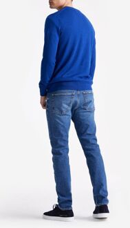 The John Pullover Merino Royal Blauw Donkerblauw - S,XL,XXL