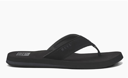 The Layback Teenslippers Heren zwart - 42