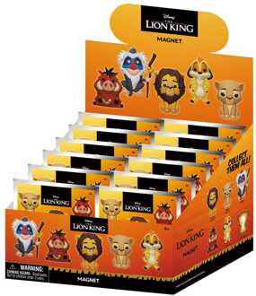The Lion King Magnets blind pack Series 1 Display (12)