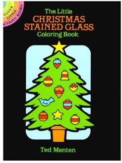 The Little Christmas Stained Glass Coloring Book - Ted Menten