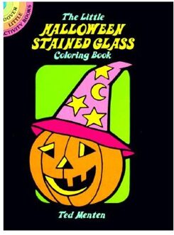 The Little Halloween Stained Glass Coloring Book - Menten, Ted
