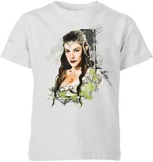 The Lord Of The Rings Arwen Kids' T-Shirt - Grey - 122/128 (7-8 jaar) Grijs - M