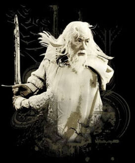 The Lord Of The Rings Gandalf Women's T-Shirt - Black - L Zwart