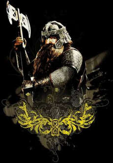 The Lord Of The Rings Gimli Men's T-Shirt - Black - M - Zwart