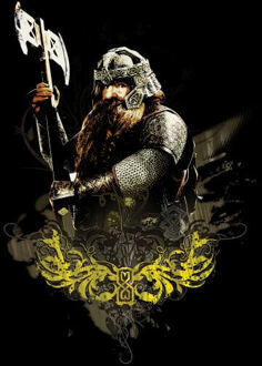 The Lord Of The Rings Gimli Women's T-Shirt - Black - L Zwart