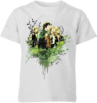 The Lord Of The Rings Hobbits Kids' T-Shirt - Grey - 122/128 (7-8 jaar) - Grijs - M