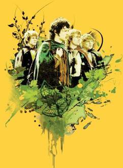 The Lord Of The Rings Hobbits Women's T-Shirt - Yellow - M Geel