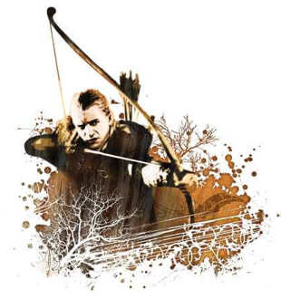 The Lord Of The Rings Legolas Men's T-Shirt - White - XL Wit