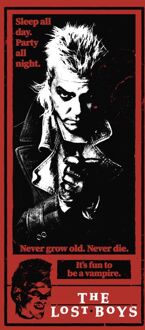 The Lost Boys Sleep All Day Party All Night Unisex T-Shirt - Red - XL Rood