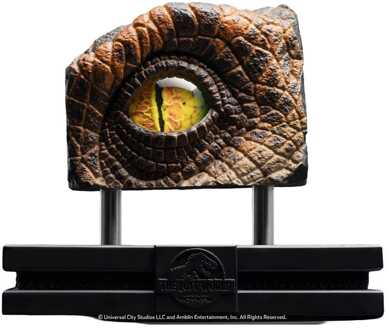 The Lost World: Jurassic Park Replica Bust Male Velociraptor Eye Prop 23 cm