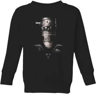 The Mandalorian IG-11 Poster Kids' Sweatshirt - Black - 146/152 (11-12 jaar) Zwart - XL