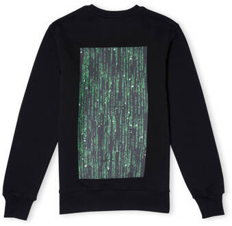 The Matrix Code Sweatshirt - Zwart - XL - Zwart