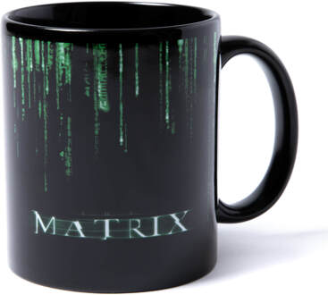 The Matrix Glitch Mug - Zwart
