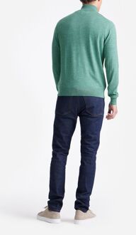 The Michael Half Zip Pull Merino Groen - S,XL,XXL