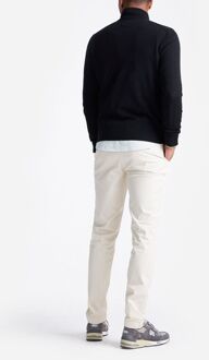 The Michael Half Zip Pull Merino Zwart - L,M,XXL