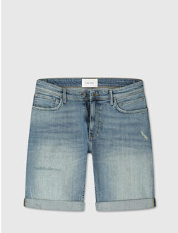 The miles slim fit short w1463 green Blauw - 32