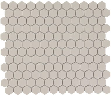 The Mosaic Factory 0,78m² -Mozaiek London Hexagon Wit 2,3x2,6