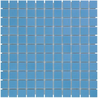 The Mosaic Factory 0,90m² - Mozaiek Tegels - Barcelona Vierkant Blauw 2,3x2,3