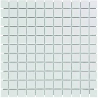 The Mosaic Factory 0,90m² - Mozaiek Tegels - Barcelona Vierkant Extra Wit 2,3x2,3