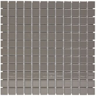 The Mosaic Factory 0,90m² - Mozaiek Tegels -  Barcelona Vierkant Grijs 2,3x2,3