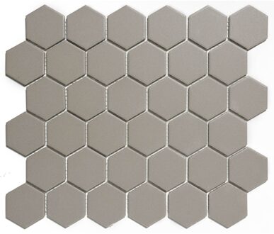 The Mosaic Factory 0,91m² -Mozaiek London Hexagon Grijs 5,1x5,9