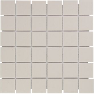 The Mosaic Factory 0,96m² -Mozaiek London Vierkant Wit 4,8x4,8