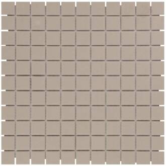 The Mosaic Factory 0,9m² -Mozaiek London Vierkant Grijs 2,3x2,3