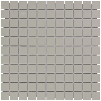 The Mosaic Factory 0,9m² -Mozaiek London Vierkant Grijs 2,3x2,3