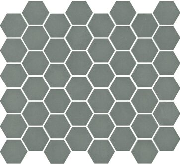 The Mosaic Factory 1m² -Mozaiek Valencia Hexagon Khaki Mat 4,3x4,9