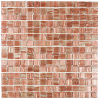 The Mosaic Factory Amsterdam Mozaïektegel - 32.2x32.2 - wand en vloertegel - glans - champagne GMG403