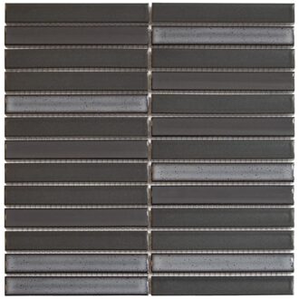The Mosaic Factory Carbon Shades mozaïek tegels 30x30cm grijs mix