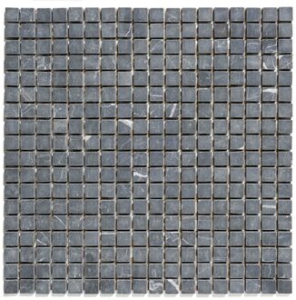 The Mosaic Factory Natural Stone vierkante mozaïek tegels 30x30 nero anticato