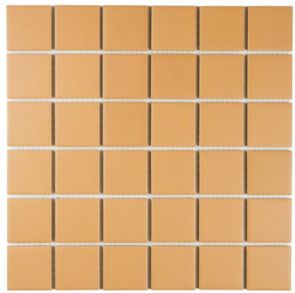 The Mosaic Factory Patterns Mozaïektegel - 30.9x30.9cm - wand en vloertegel - mat - tuscany gold SM48025