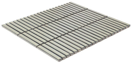 The Mosaic Factory Sevilla Mozaïektegel - 1.2x9.2cm - wand en vloertegel - glans - urban olive SEF12545