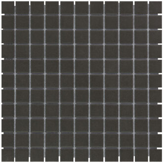The Mosaic Factory Tegelsample: The Mosaic Factory London vierkante mozaïek tegels 30x30 zwart