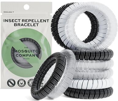 The Mosquito Co Anti Muggen Armband dubbele kleur - assorti
