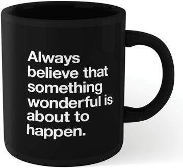 The Motivated Type Something Wonderful Mug - Black Zwart
