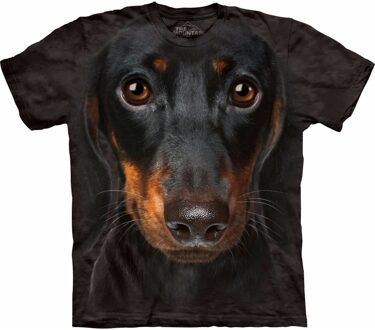 The Mountain Honden dieren T-shirt Teckel hond voor volwassenen