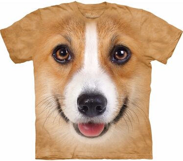 The Mountain Honden dieren T-shirt Welsh Corgi Pembroke voor volwassenen