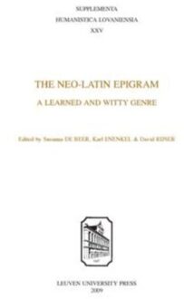 The Neo-Latin Epigram - Boek Universitaire Pers Leuven (9058677451)