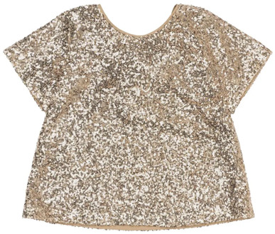The New meisjes blouse Goud - 122-128