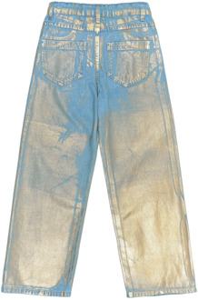 The New meisjes jeans Goud - 122-128