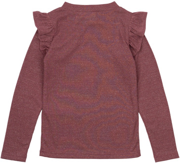 The New meisjes longsleeve Bordeaux - 146-152