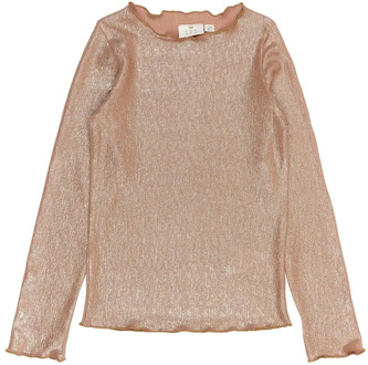 The New meisjes longsleeve Goud - 134-140