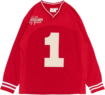 The New meisjes longsleeve Rood - 98-104