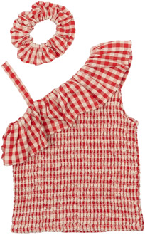 The New meisjes singlet Rood - 146-152