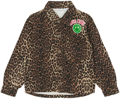 The New meisjes spijkerjas Bruin - 122-128