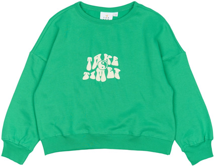 The New meisjes sweater Groen - 122-128