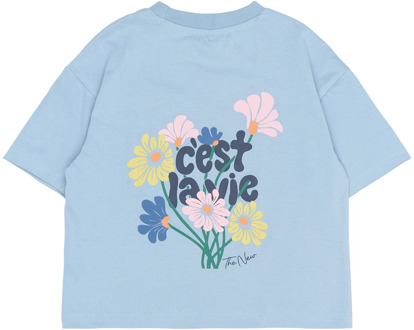 The New meisjes t-shirt Pastel blue - 98-104