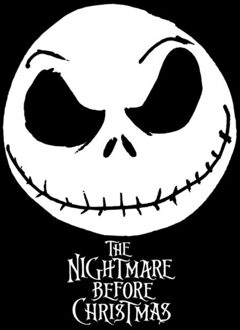 The Nightmare Before Christmas Jack Face Unisex T-Shirt - Black - XS Zwart